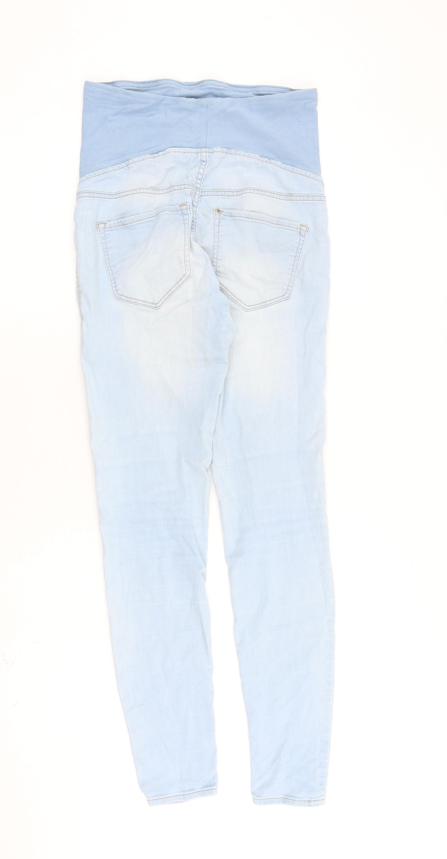 H&M Womens Blue Cotton Jegging Jeans Size 10 L29 in Regular