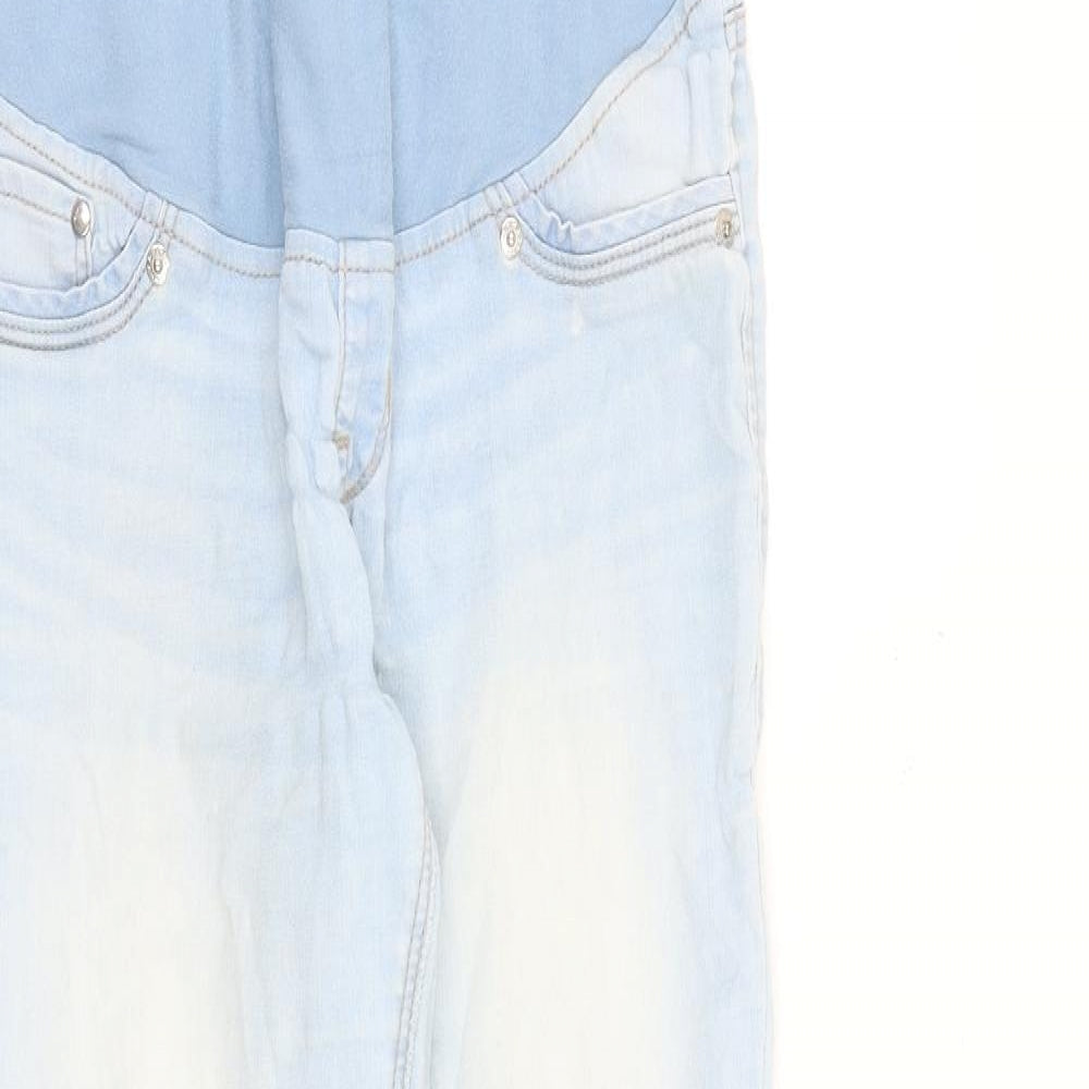 H&M Womens Blue Cotton Jegging Jeans Size 10 L29 in Regular