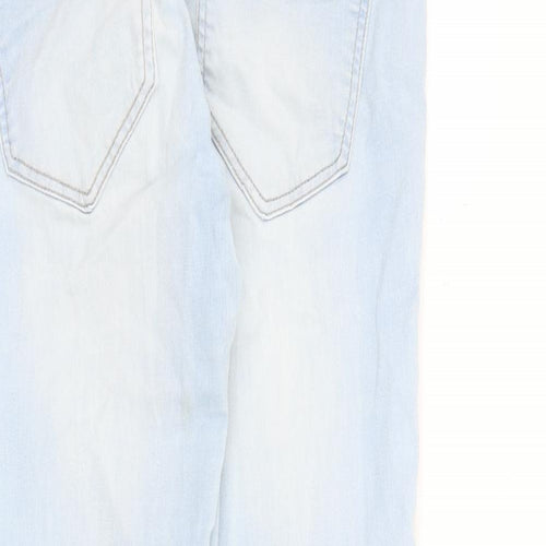 H&M Womens Blue Cotton Jegging Jeans Size 10 L29 in Regular