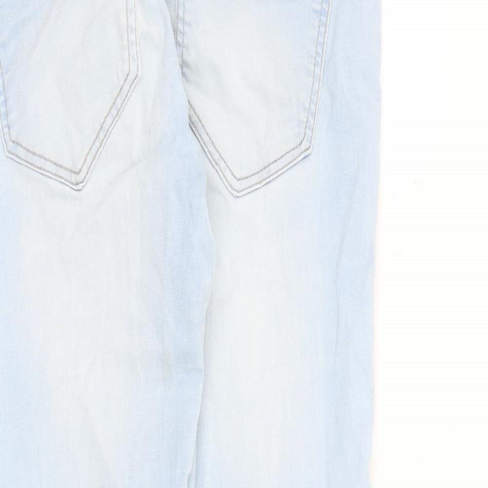 H&M Womens Blue Cotton Jegging Jeans Size 10 L29 in Regular
