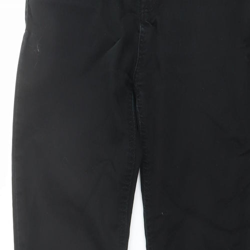 New Look Womens Black Cotton Skinny Jeans Size 10 L27 in Regular Zip