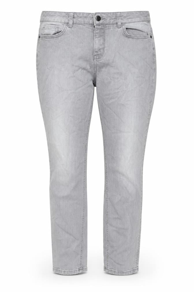 Autograph Womens Grey Cotton Skinny Jeans Size 14 L29 in Regular Zip