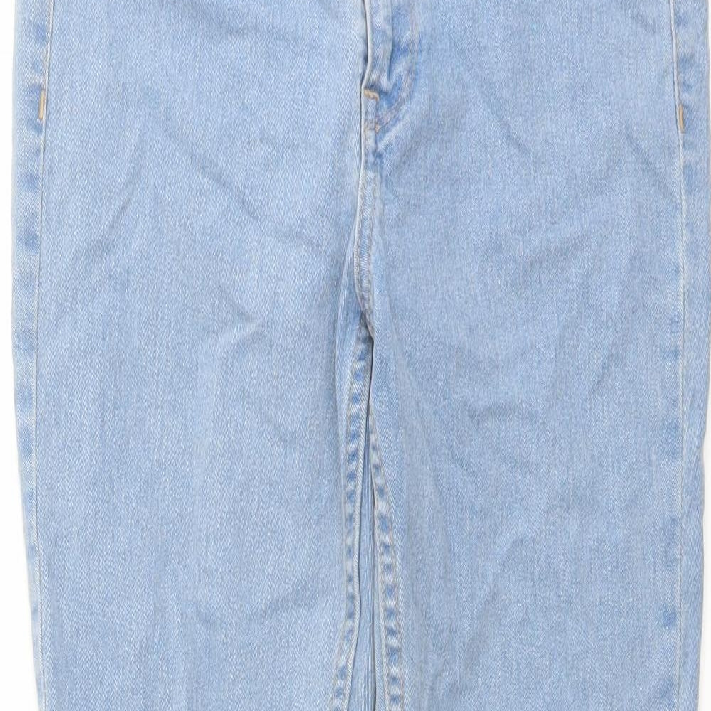 H&M Mens Blue Cotton Skinny Jeans Size 30 in L29 in Regular Button