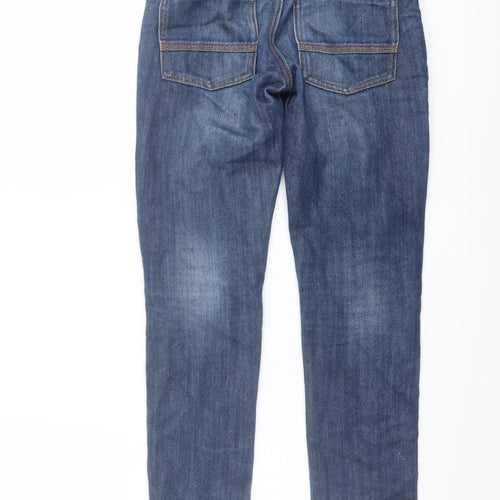 NEXT Boys Blue Cotton Straight Jeans Size 11 Years Regular Button