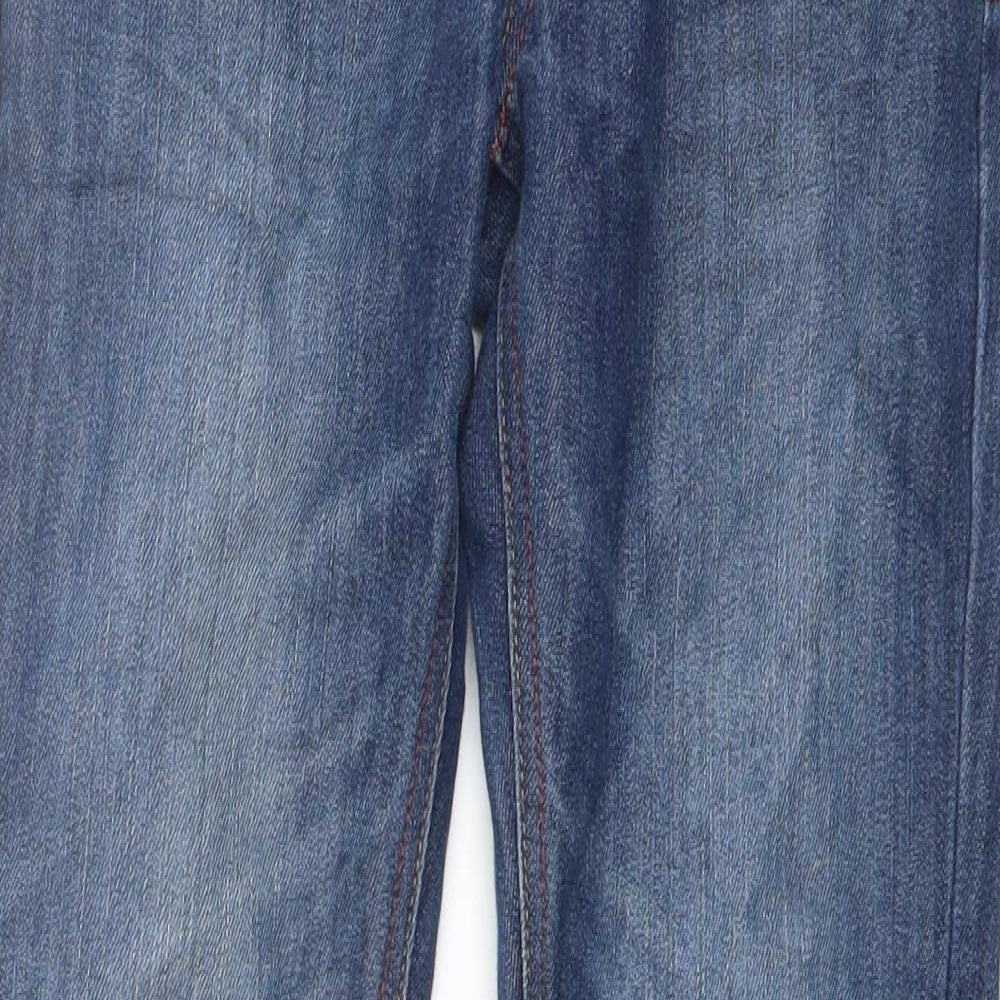 NEXT Boys Blue Cotton Straight Jeans Size 11 Years Regular Button