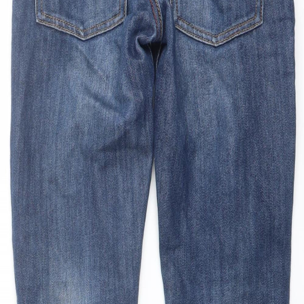 NEXT Boys Blue Cotton Straight Jeans Size 11 Years Regular Button