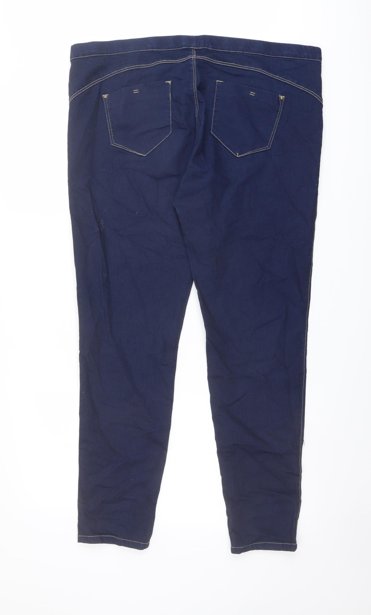 Denim & Co. Womens Blue Cotton Jegging Jeans Size 18 L29 in Regular