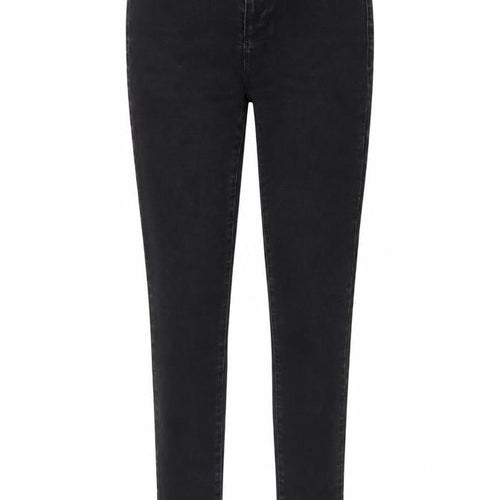 Denim & Co. Womens Grey Cotton Skinny Jeans Size 10 L29 in Regular Button
