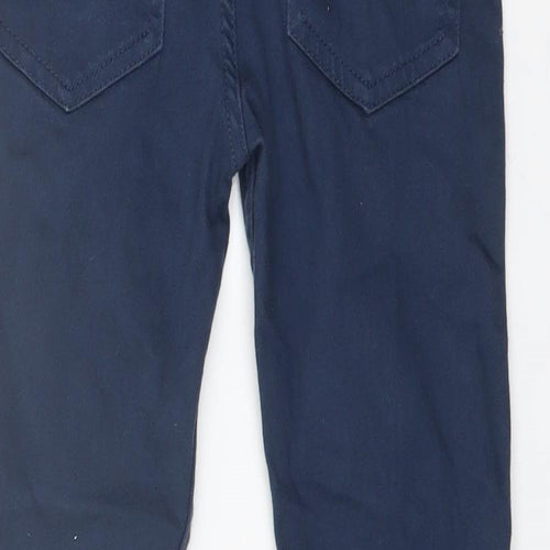 Denim & Co. Boys Blue Cotton Skinny Jeans Size 10-11 Years Regular Button