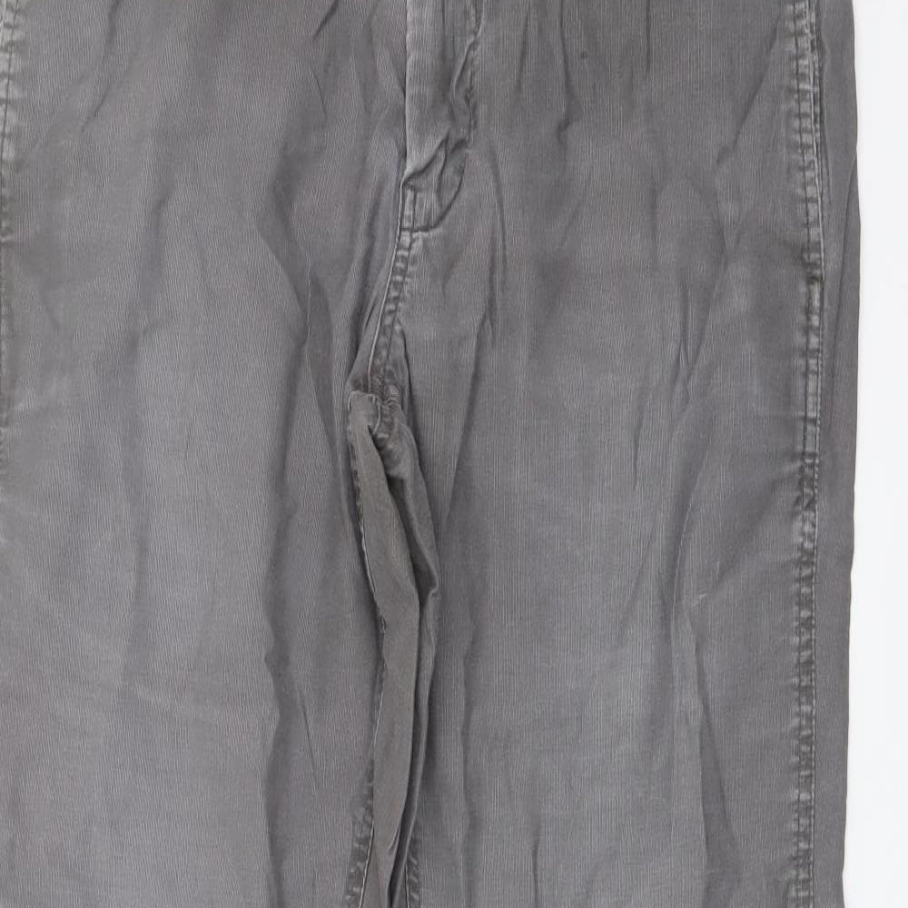 Autograph Mens Grey Cotton Straight Jeans Size 34 in L29 in Regular Button