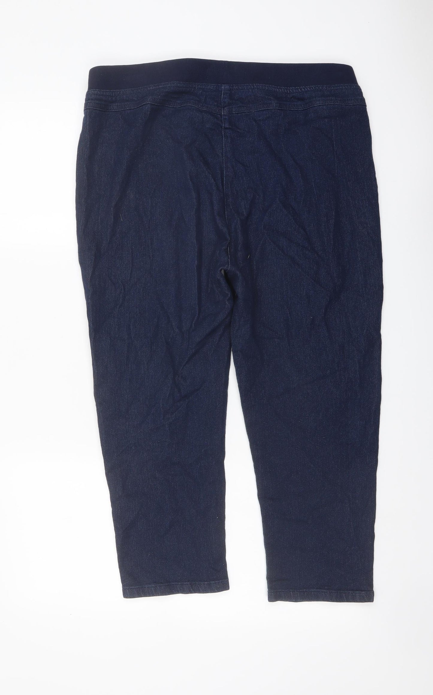 Country Rose Womens Blue Cotton Jegging Jeans Size 16 L21 in Regular