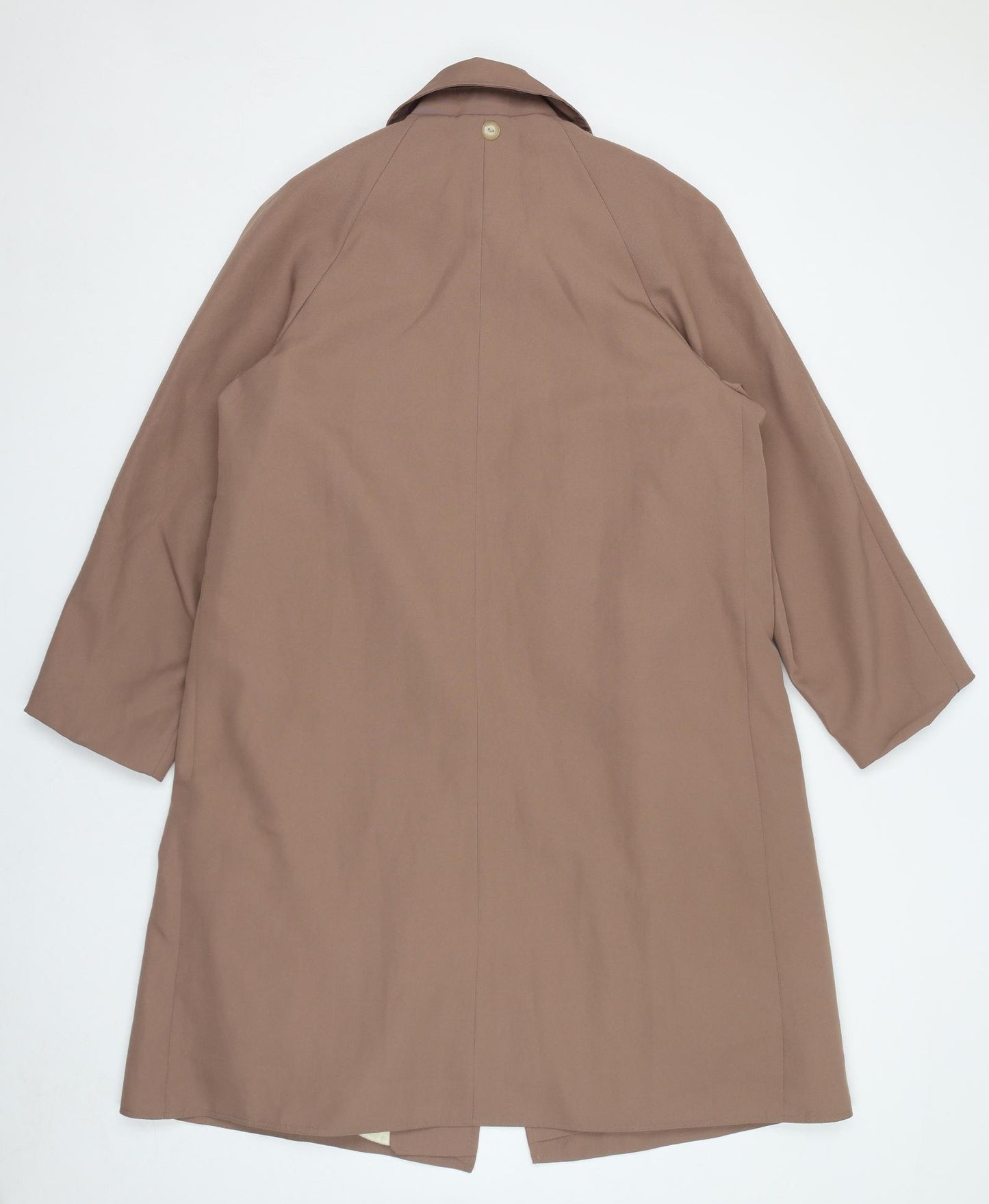 Sartor Womens Beige Overcoat Coat One Size Button
