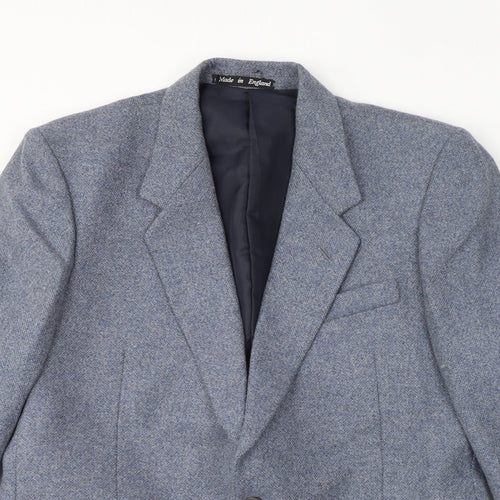 Hepworths Mens Blue Jacket Blazer One Size Button