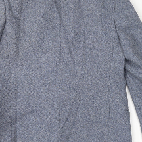 Hepworths Mens Blue Jacket Blazer One Size Button