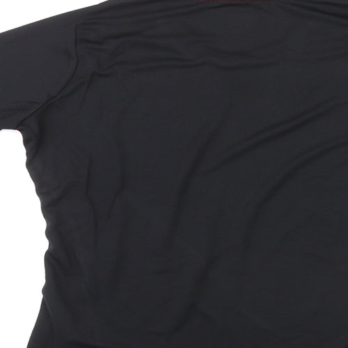 Canterbury Womens Black Polyester Basic Casual Size 8 Round Neck Pullover - Lions