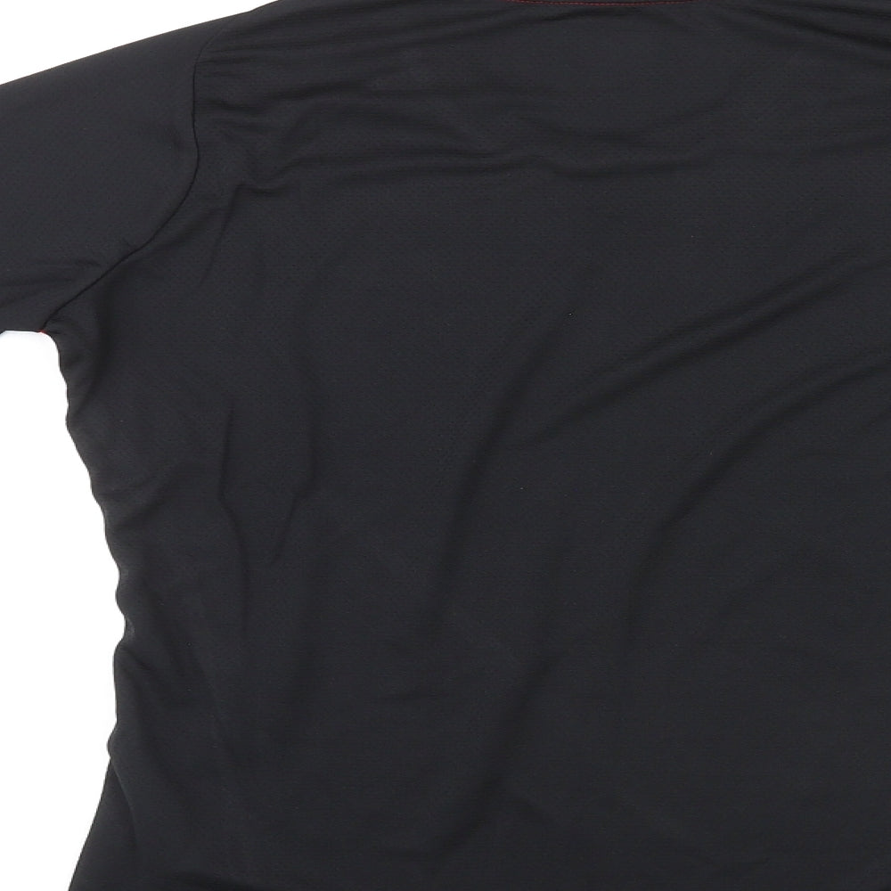 Canterbury Womens Black Polyester Basic Casual Size 8 Round Neck Pullover - Lions