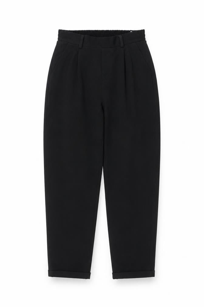 Stradivarius Womens Black Polyester Dress Pants Trousers Size S L25 in Regular