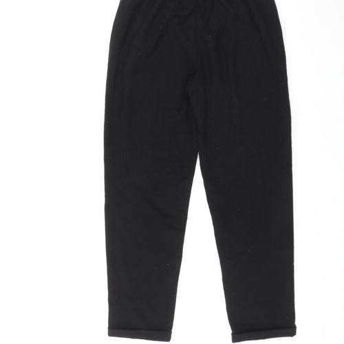 Stradivarius Womens Black Polyester Dress Pants Trousers Size S L25 in Regular