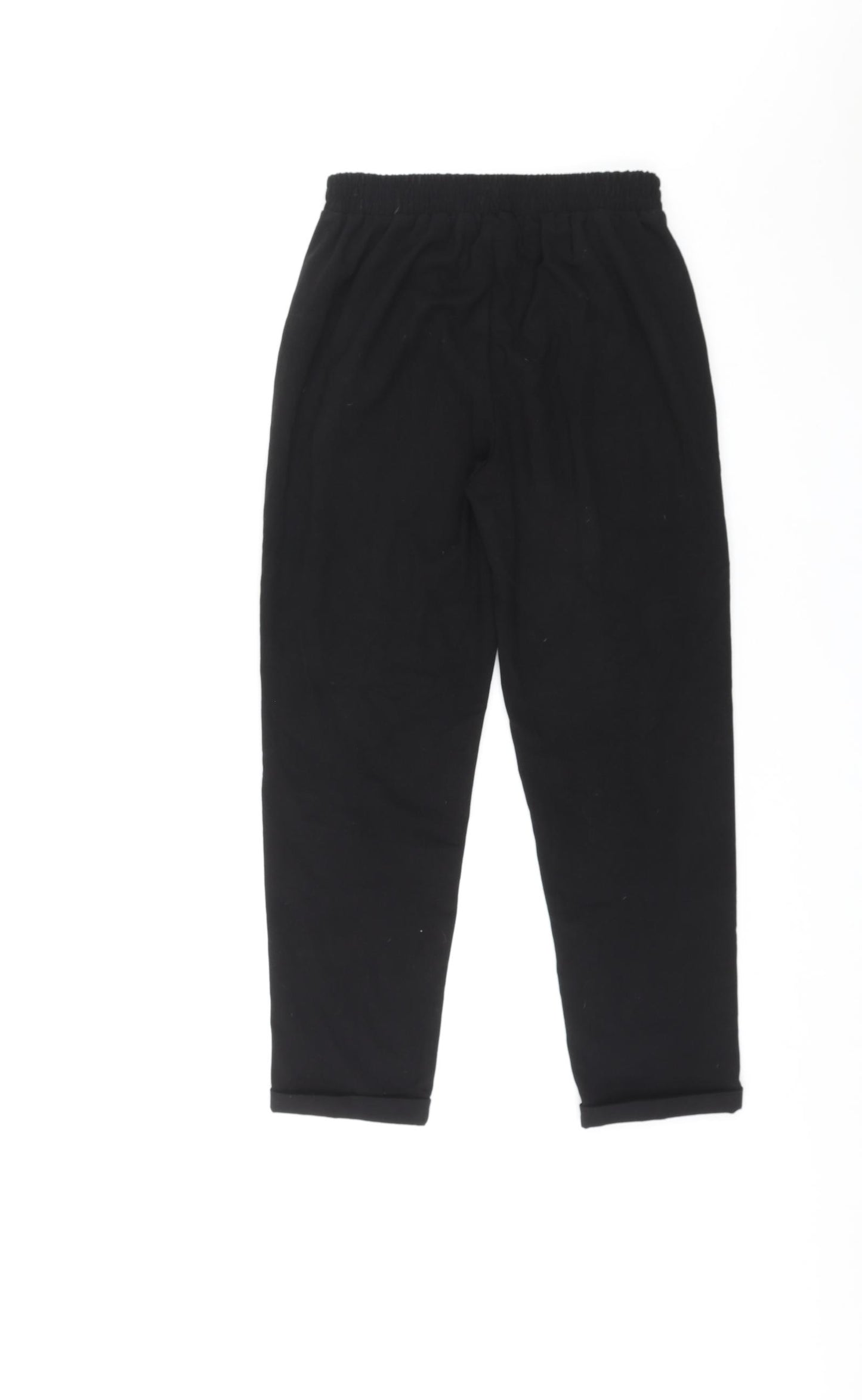 Stradivarius Womens Black Polyester Dress Pants Trousers Size S L25 in Regular