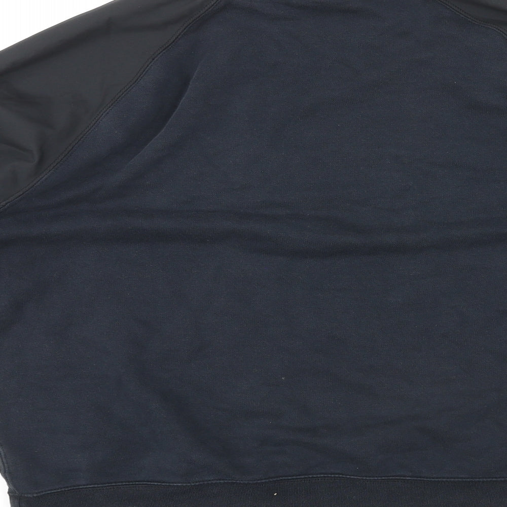 Nike Womens Blue Cotton Pullover Sweatshirt Size S Pullover