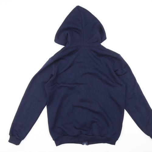 Portugal Mens Blue Cotton Full Zip Hoodie Size M - Madeira