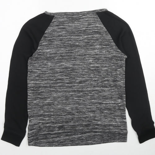 New Look Womens Multicoloured Viscose Pullover Sweatshirt Size 12 Pullover