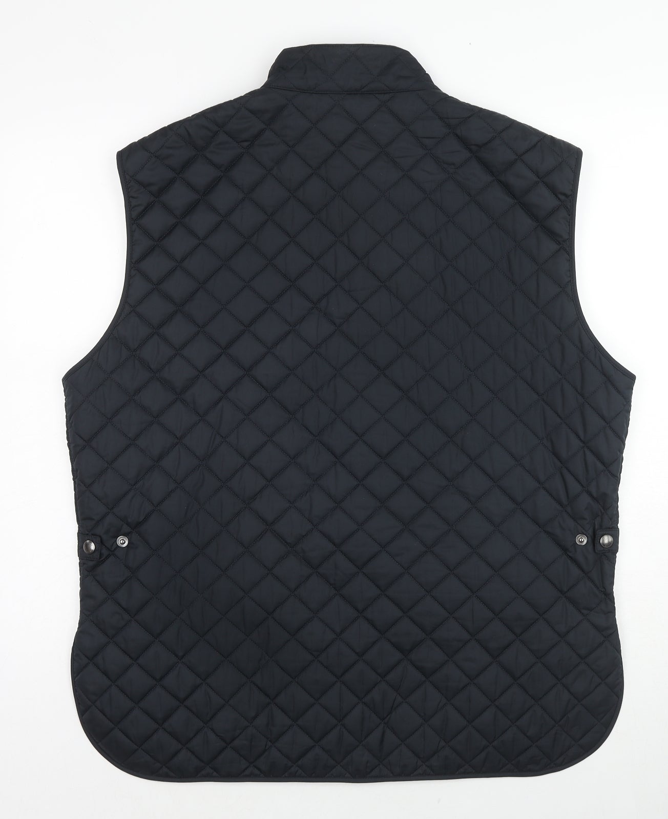 Belstaff Mens Black Gilet Coat Size XL Snap