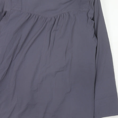 Telemac Womens Purple Parka Coat Size 10 Zip