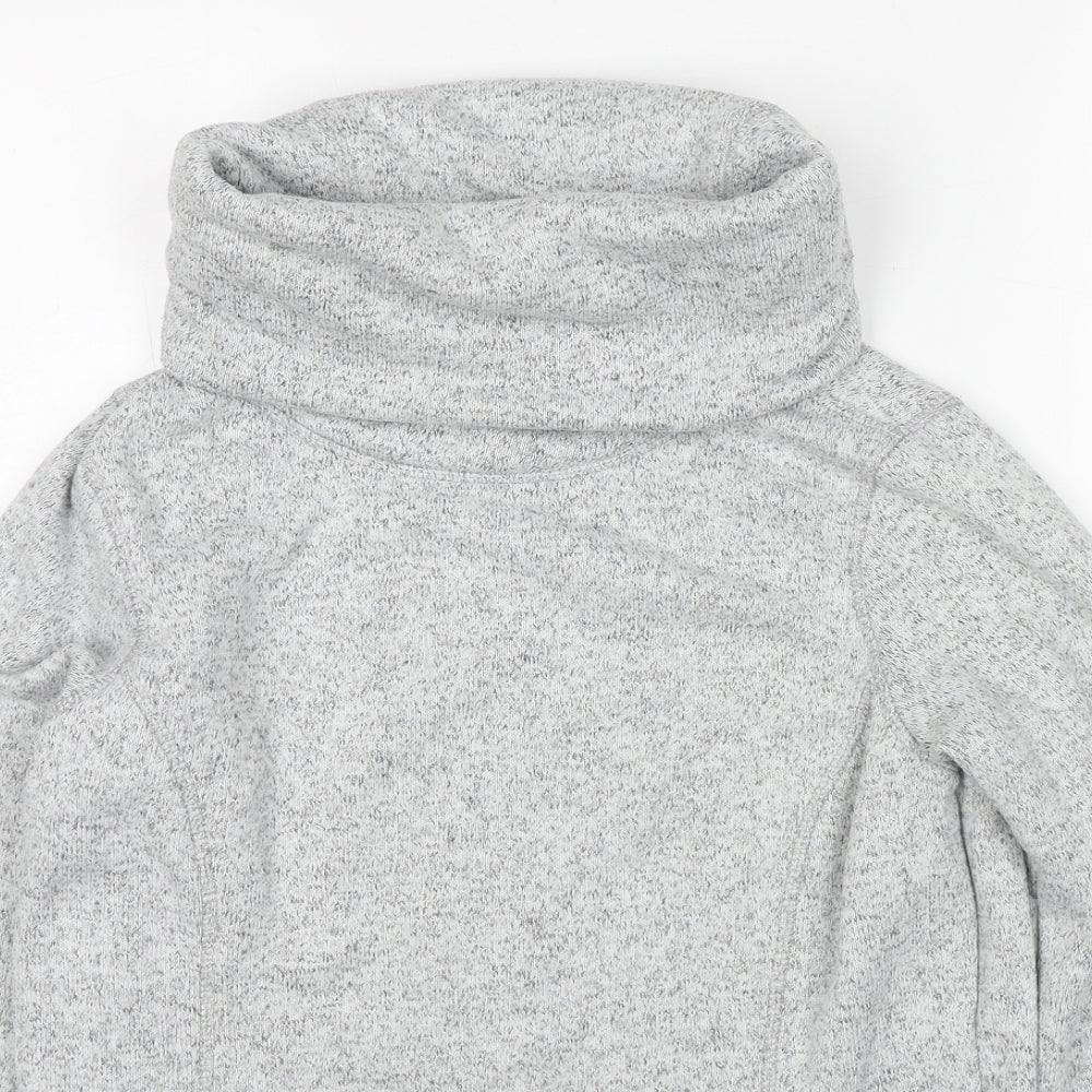 Mountain Warehouse Womens Grey Polyester Pullover Sweatshirt Size 12 Pullover