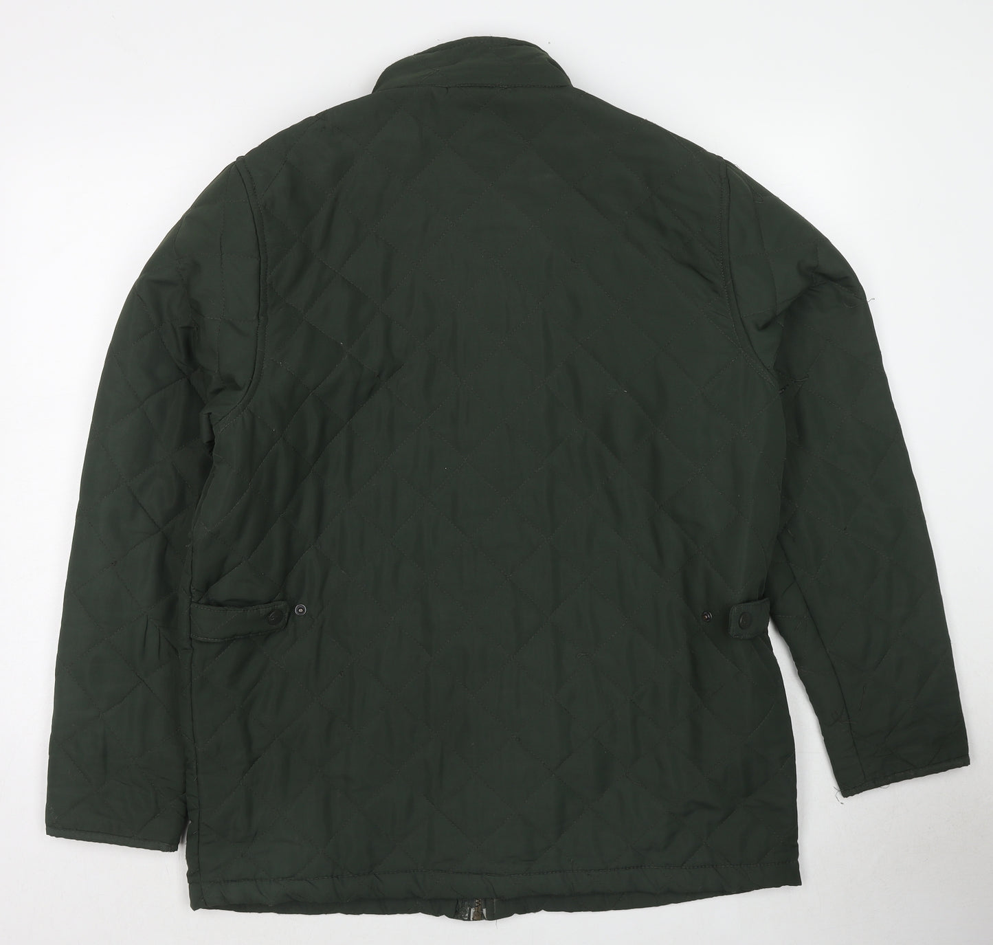 Trespass Mens Green Quilted Coat Size L Zip