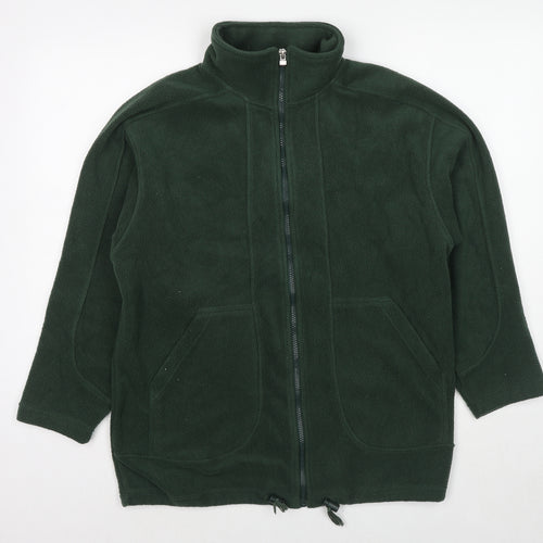 Fabrizio Womens Green Jacket Size S Zip - Size S/M