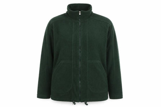 Front view of Fabrizio women’s green jacket, size S, zip -, size S/m