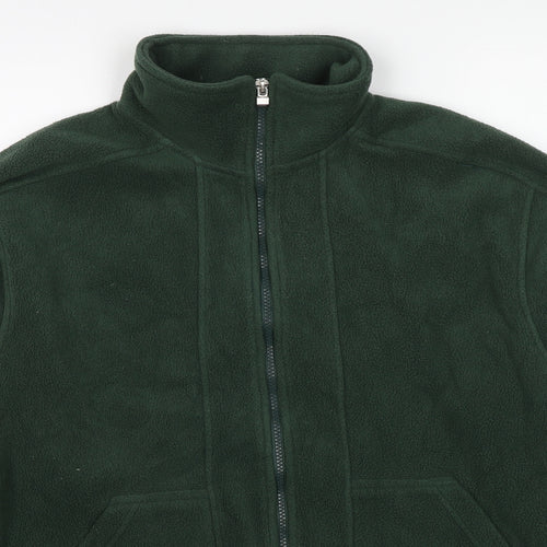Fabrizio Womens Green Jacket Size S Zip - Size S/M