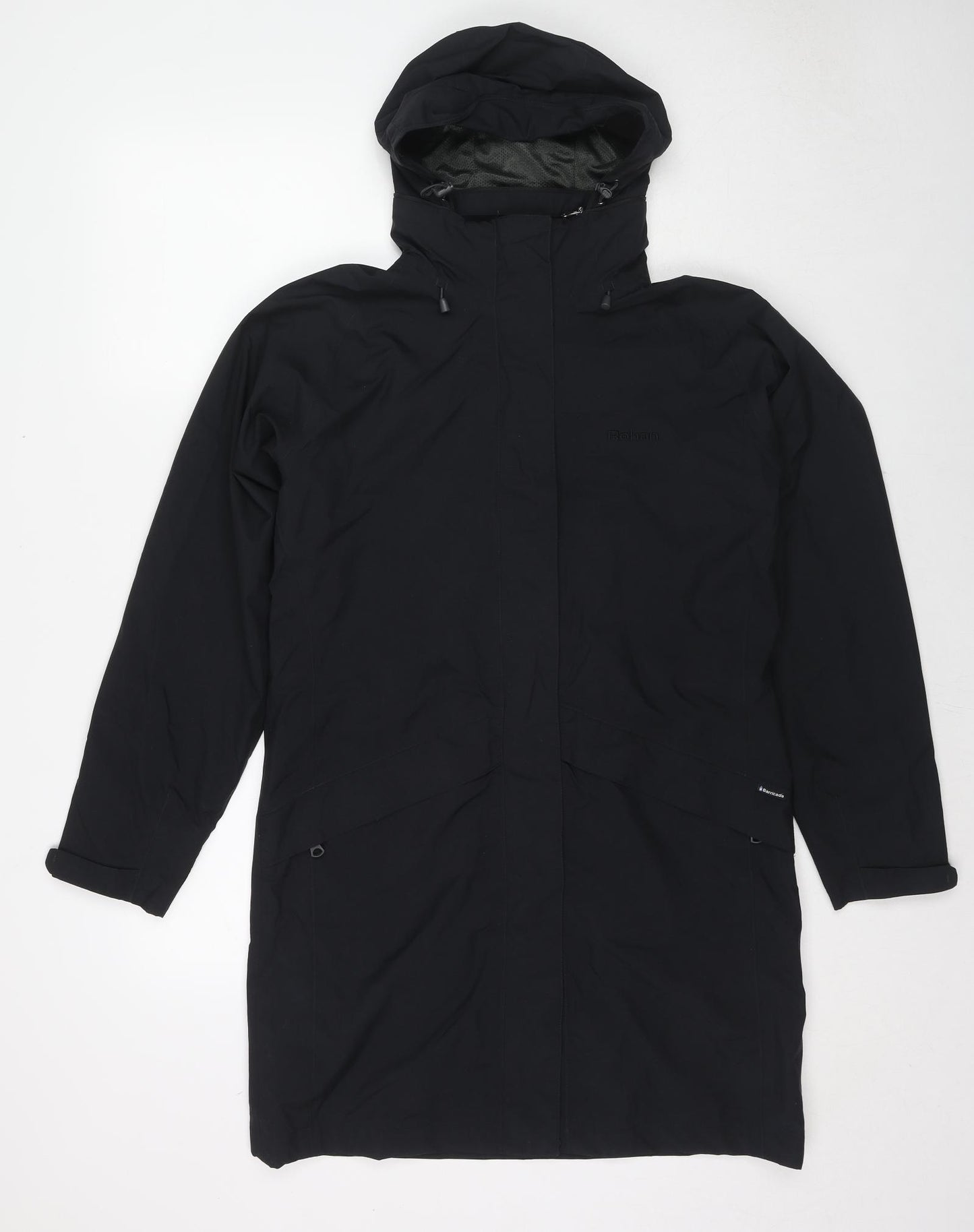 Rohan Womens Black Jacket Coat Size L Zip