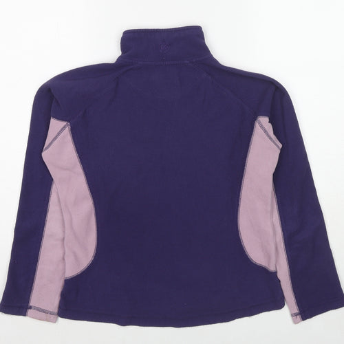 Peter Storm Womens Purple Colourblock Polyester Pullover Sweatshirt Size 10 Pullover