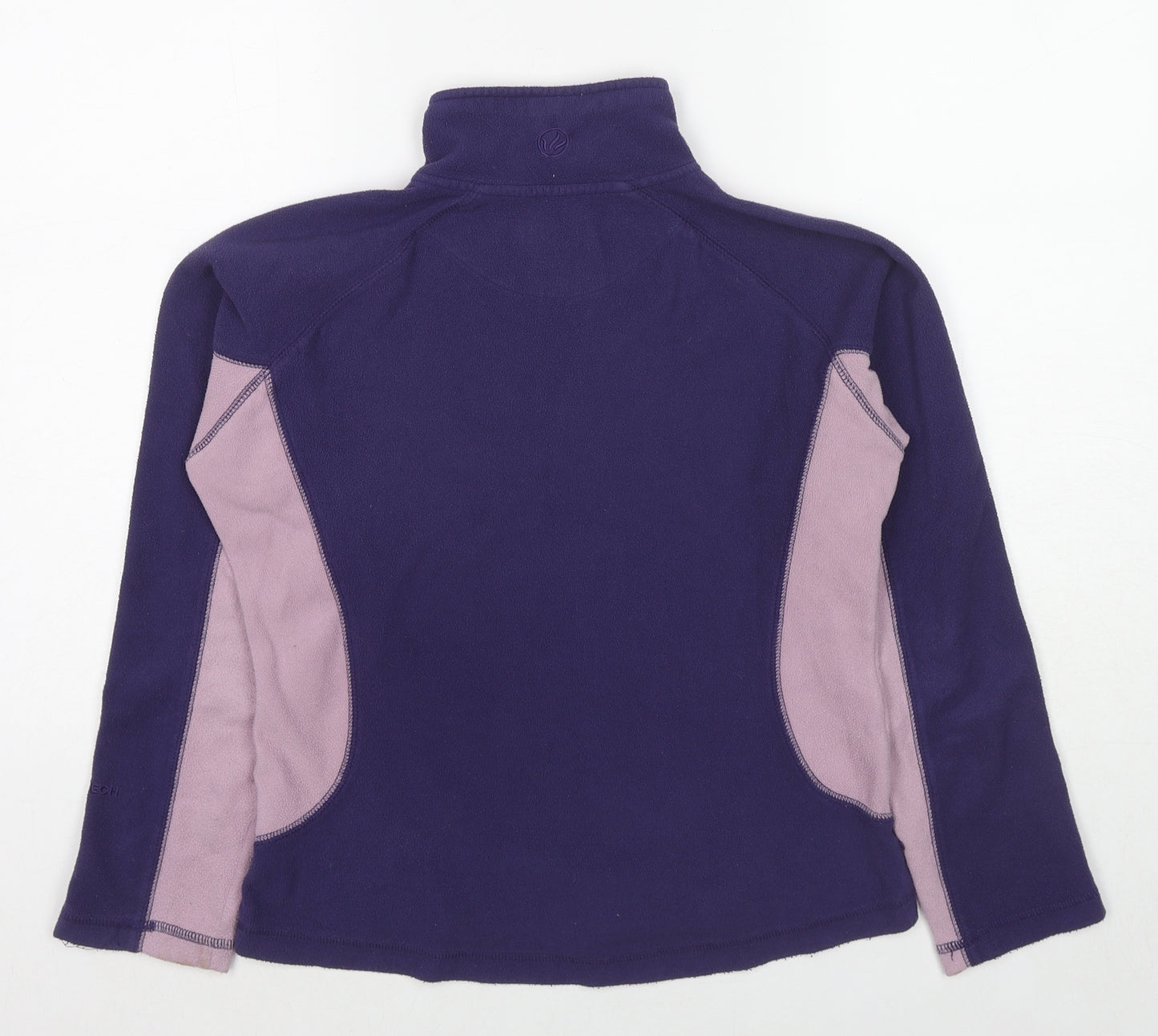 Peter Storm Womens Purple Colourblock Polyester Pullover Sweatshirt Size 10 Pullover