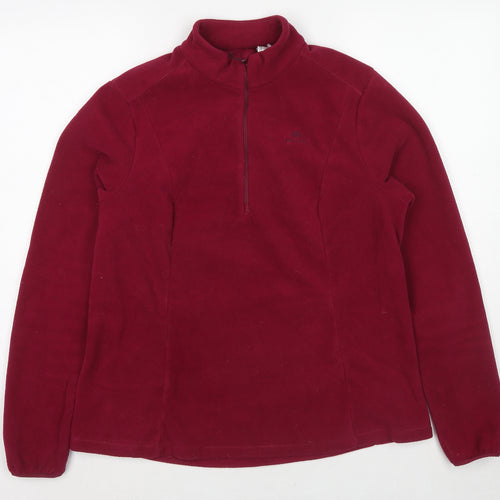 DECATHLON Womens Purple Polyester Pullover Sweatshirt Size XL Pullover