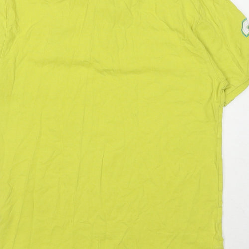 US Polo Assn. Womens Green Cotton Basic Polo Size 18 Collared