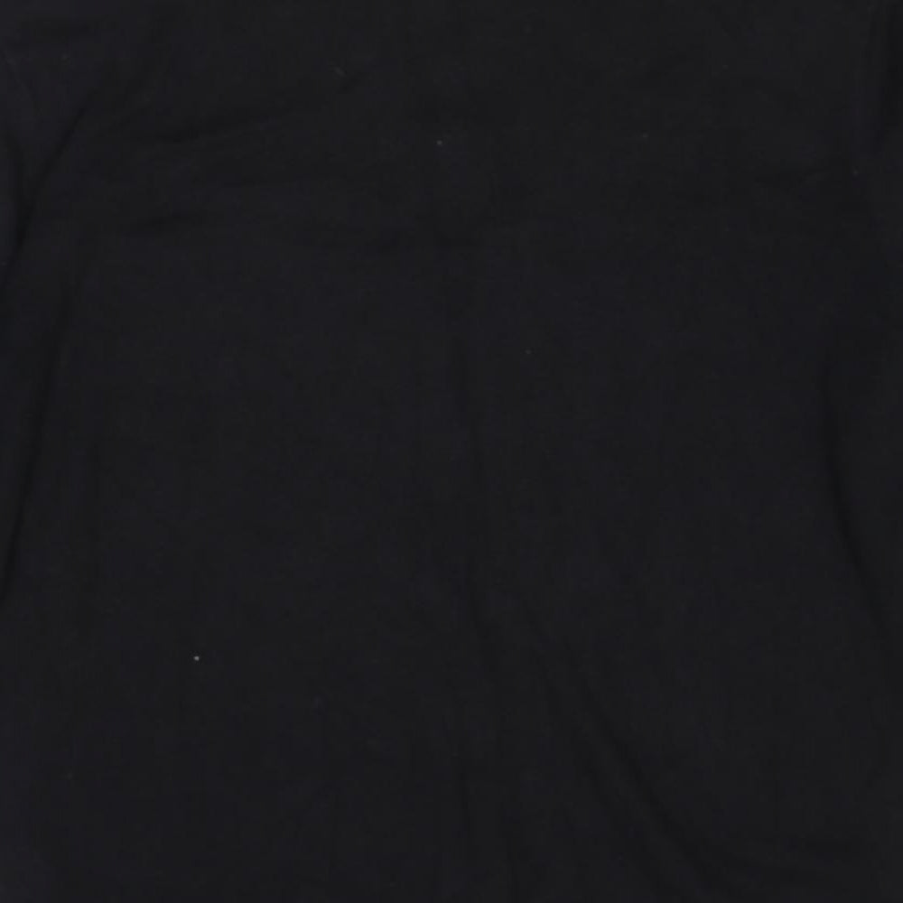 PUMA Mens Black Acrylic Henley Sweatshirt Size XL