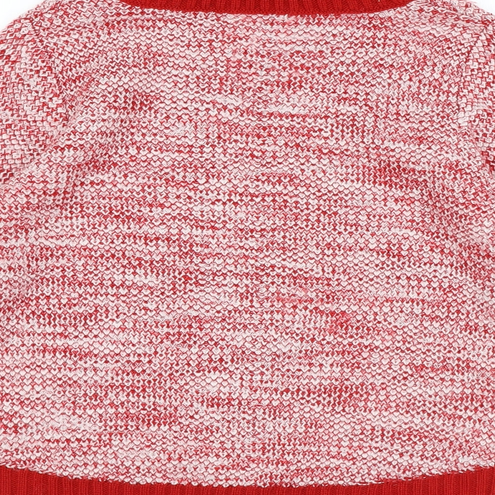 Alison Craig Womens Red Roll Neck Acrylic Pullover Jumper Size 12