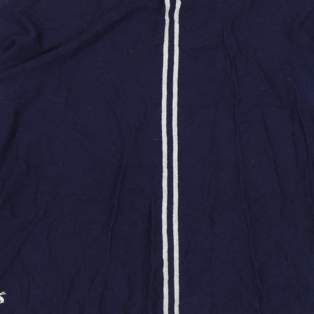 Joules Womens Blue Round Neck Cotton Pullover Jumper Size 12