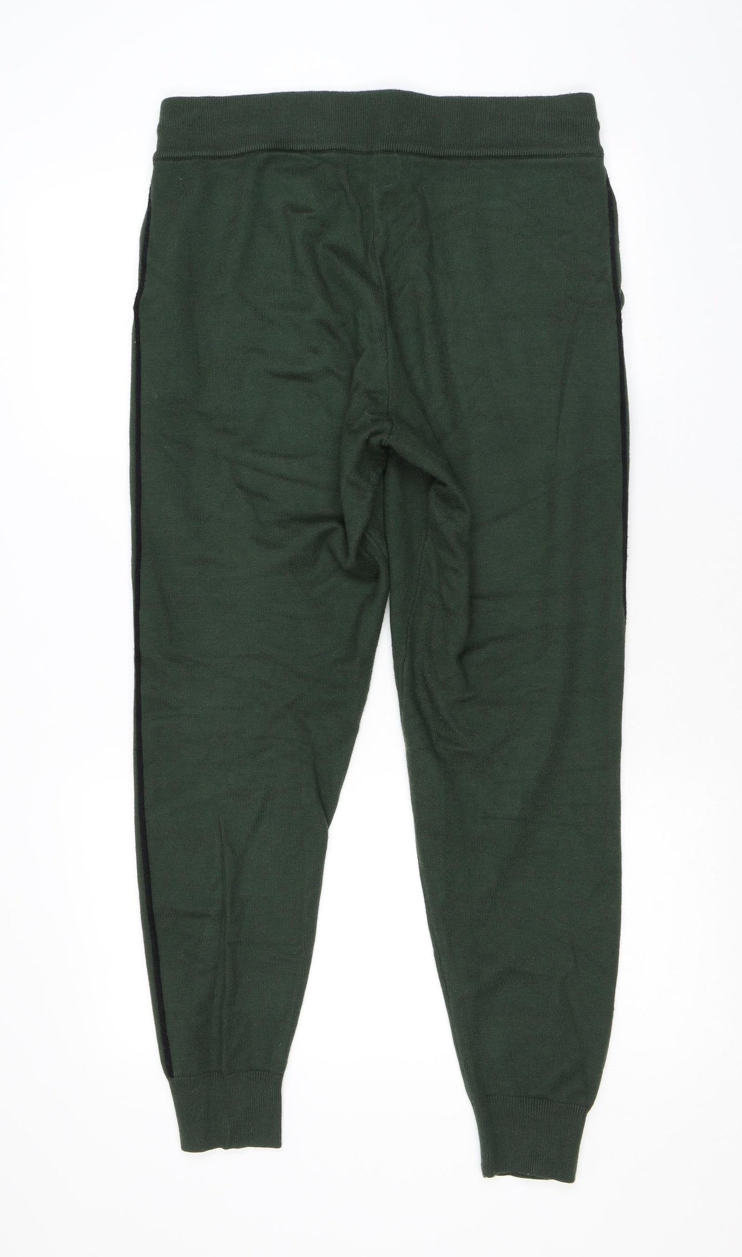 Apricot Womens Green Viscose Jogger Trousers Size 12 L29 in Regular Drawstring
