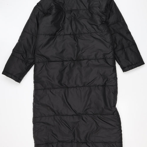 I SAW IT FIRST Womens Black Puffer Jacket Coat Size 10 Zip