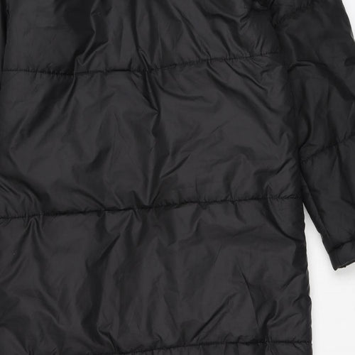 I SAW IT FIRST Womens Black Puffer Jacket Coat Size 10 Zip