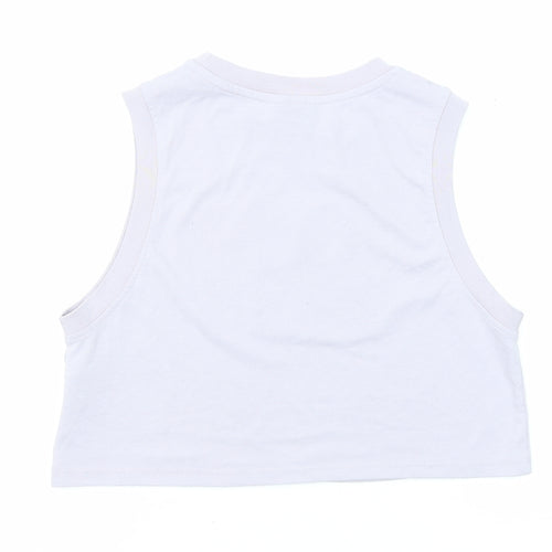 IVY PARK Womens Purple Polyester Basic Tank Size XS Round Neck