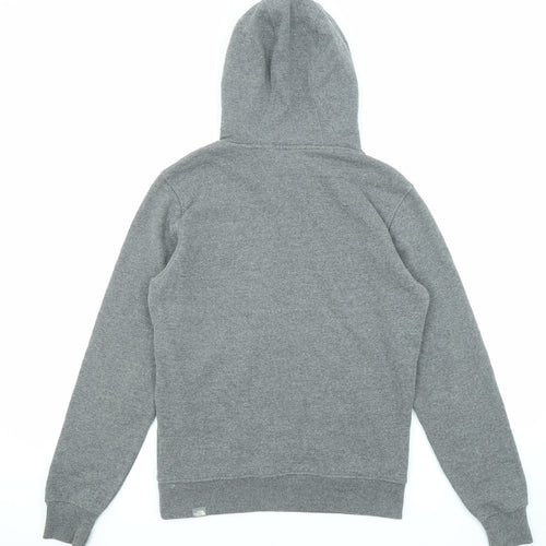 The North Face Mens Grey Cotton Pullover Hoodie Size S