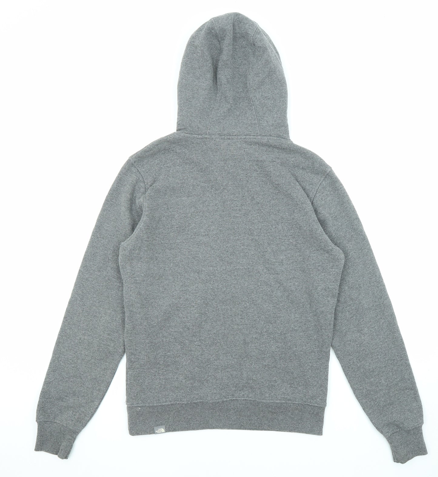 The North Face Mens Grey Cotton Pullover Hoodie Size S