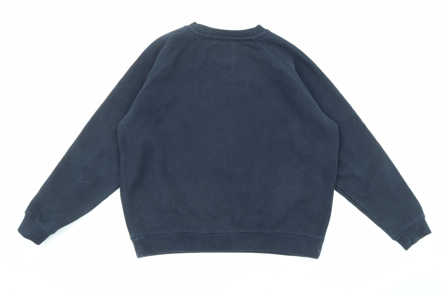 Jack Wills Womens Blue Cotton Pullover Sweatshirt Size 14 Pullover