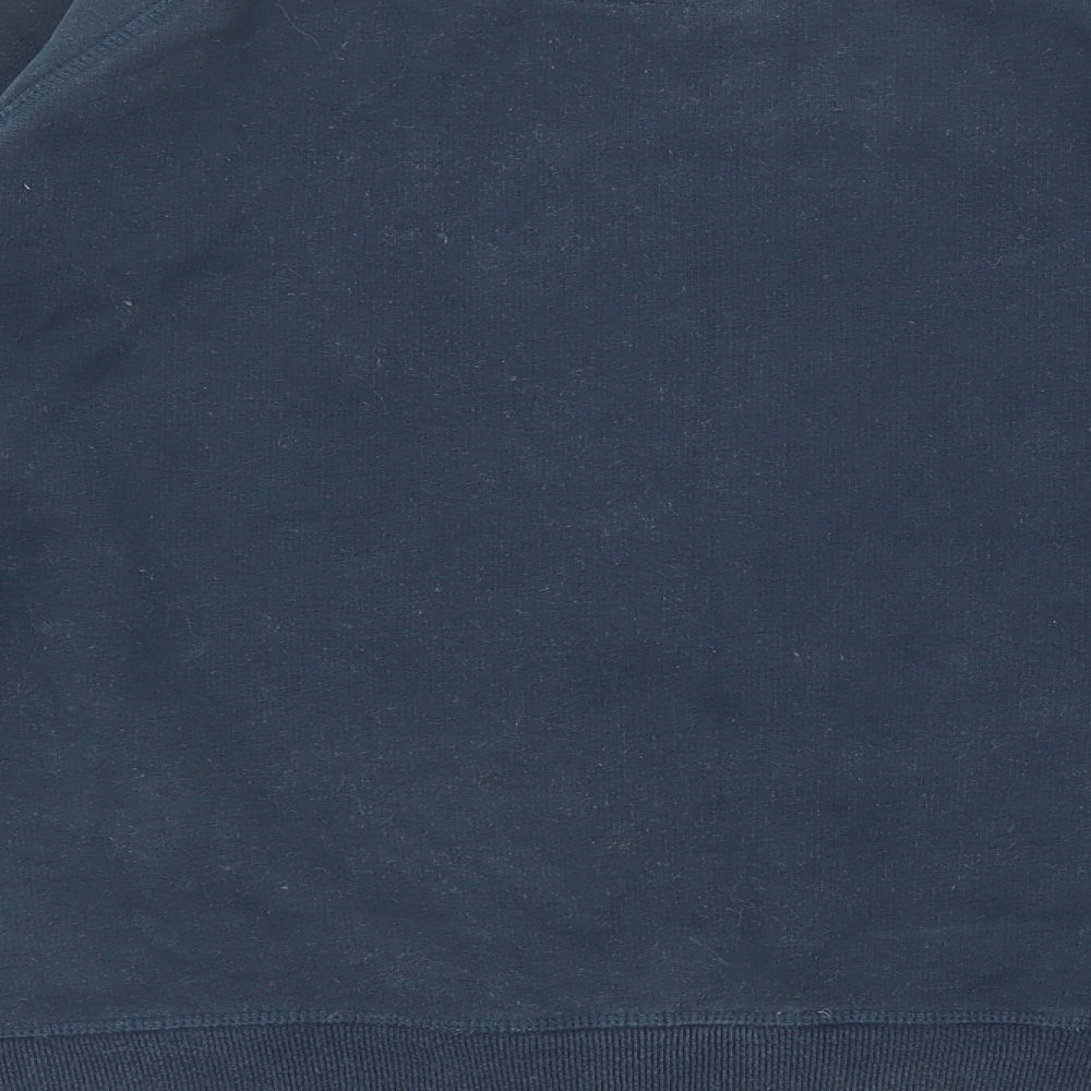 Jack Wills Womens Blue Cotton Pullover Sweatshirt Size 14 Pullover