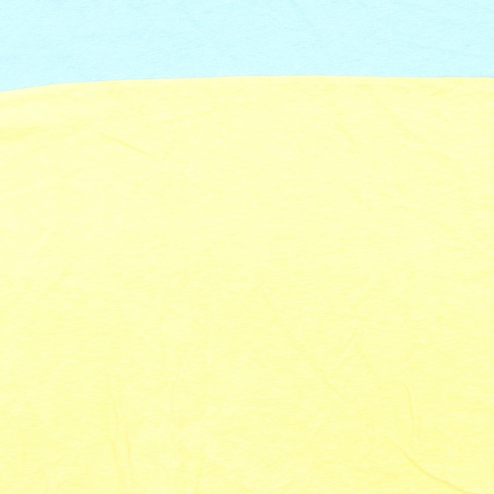 Boden Womens Yellow Cotton Basic T-Shirt Size 14 Round Neck